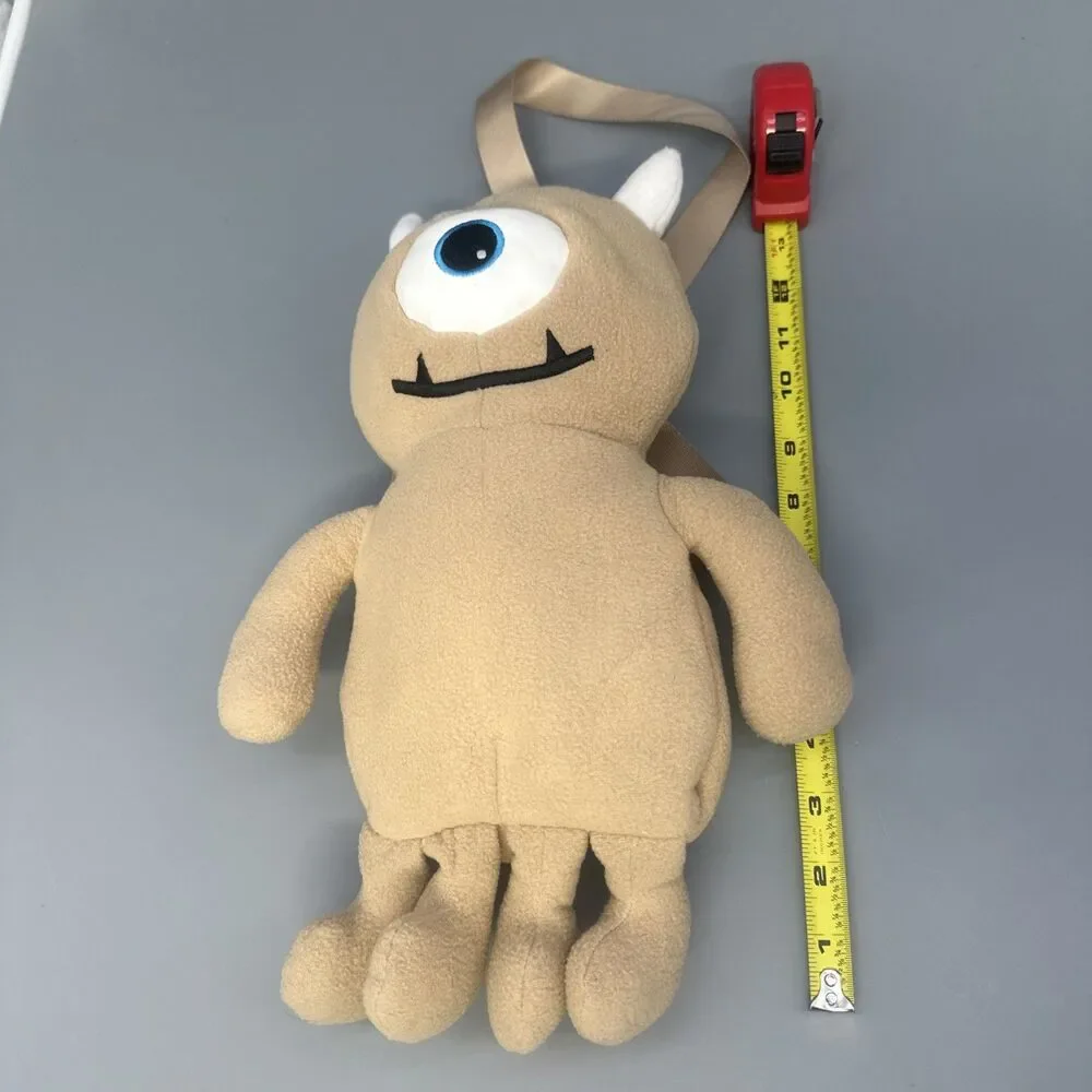RARE Disney Pixar Monsters Inc Little Mikey Plush Purse Zip Bag Spirit Halloween